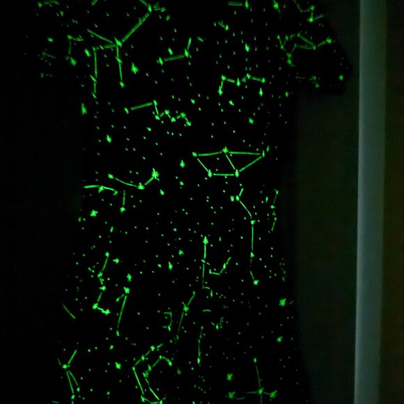 Svaha Constellations Glow-in-the-dark 3/4 Circle Twirl Dress with pockets! - Picture 2 of 6